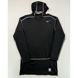 Nike Pro Combat Hyperwarm Dri-FIT Hooded Compression Shirt XL